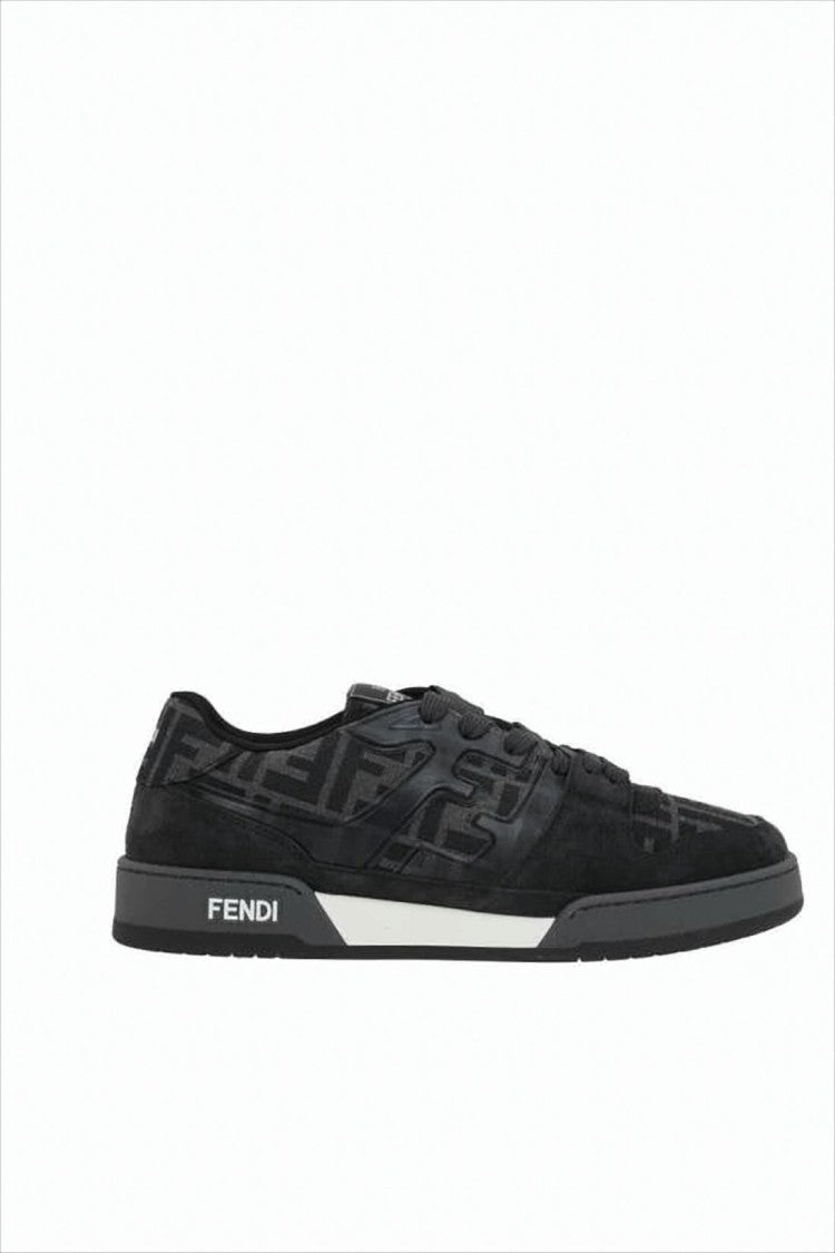 Fendi Tonal Monogram Pattern Low-Top Sneakers