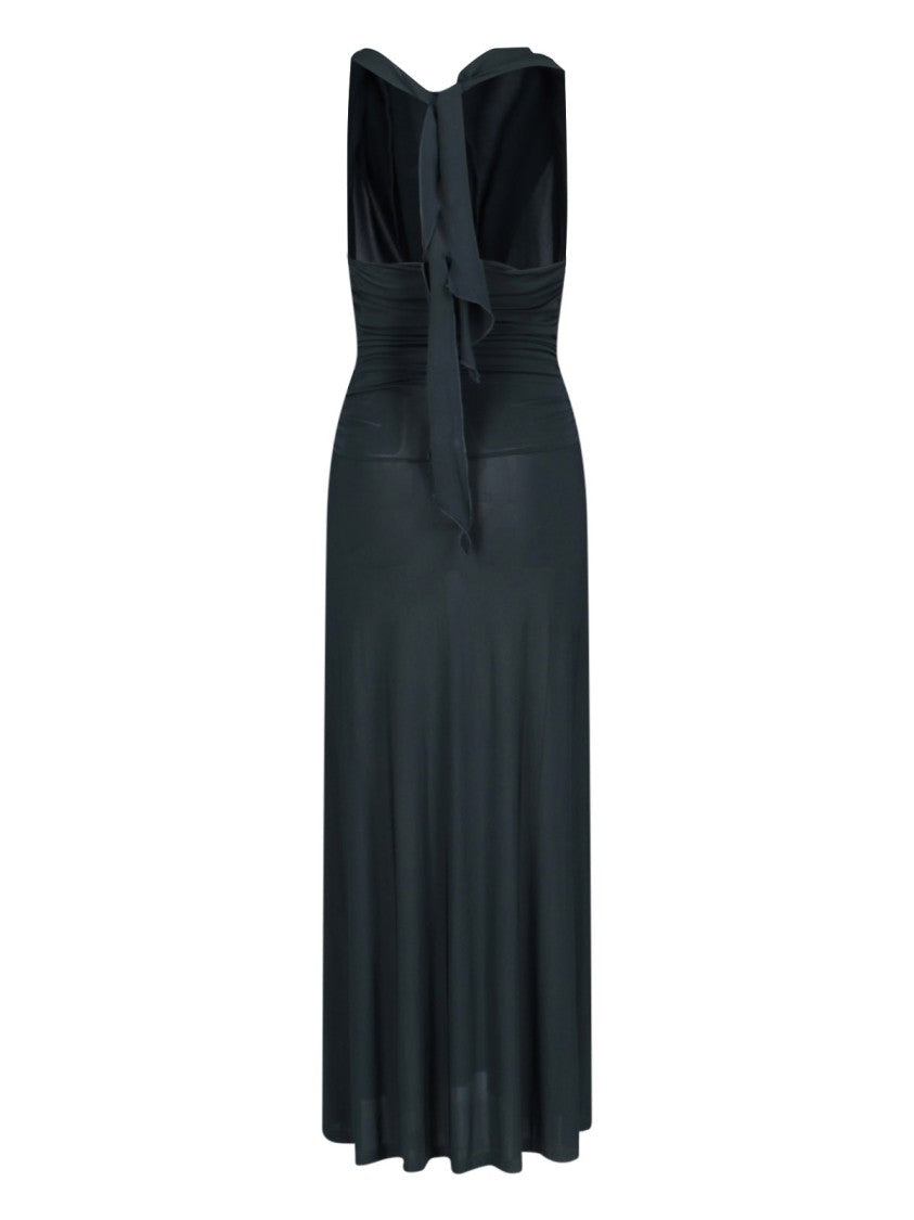 Paloma Wool Wool Halter Maxi Dress – Navy