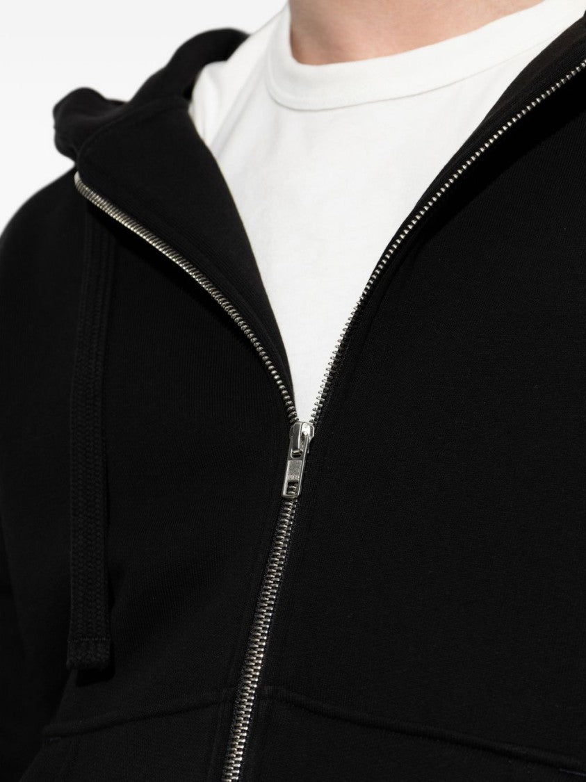 Kenzo Relaxed Fit Zip-Up Sweatshirt With Embroidered Details