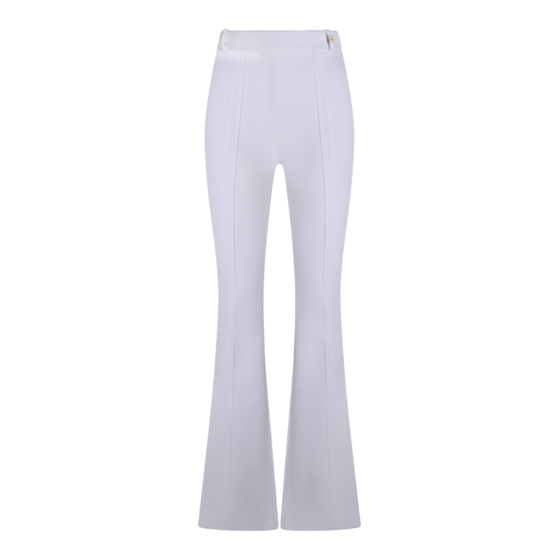 Elisabetta Franchi Flared Leg Trousers With High Waist Design