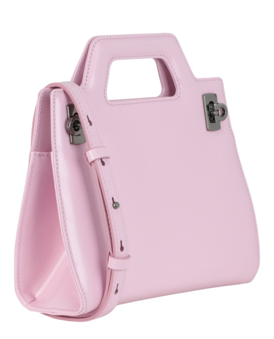 Ferragamo Mini Wanda Calfskin Leather Top-Handle Bag
