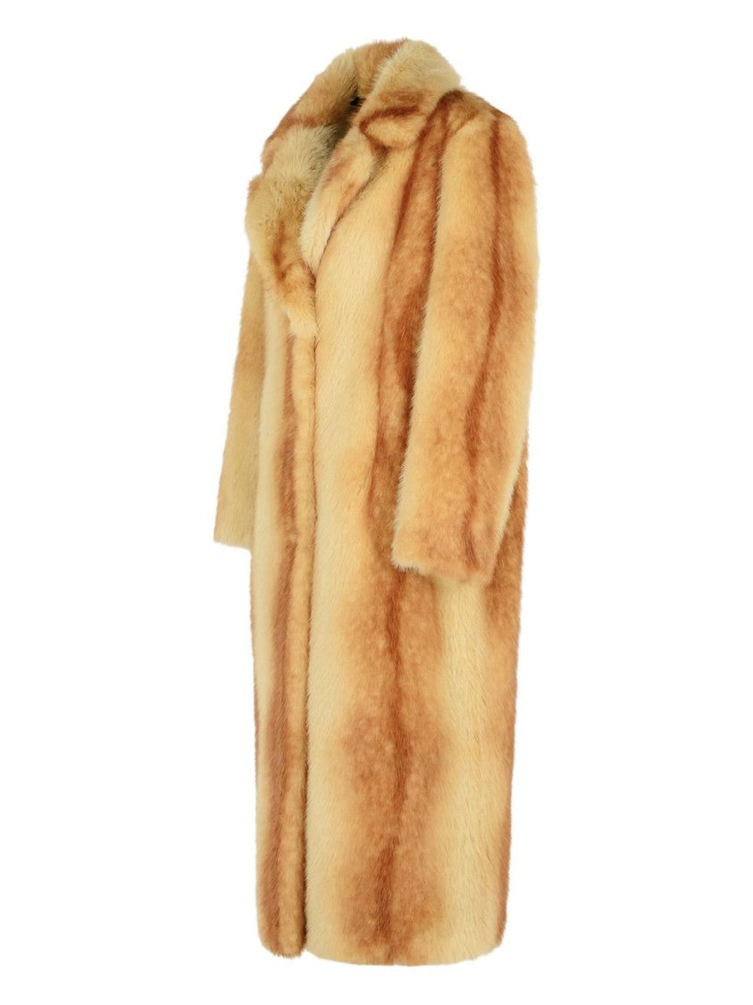 Stand Studio Plush Faux Fur Gradient Coat