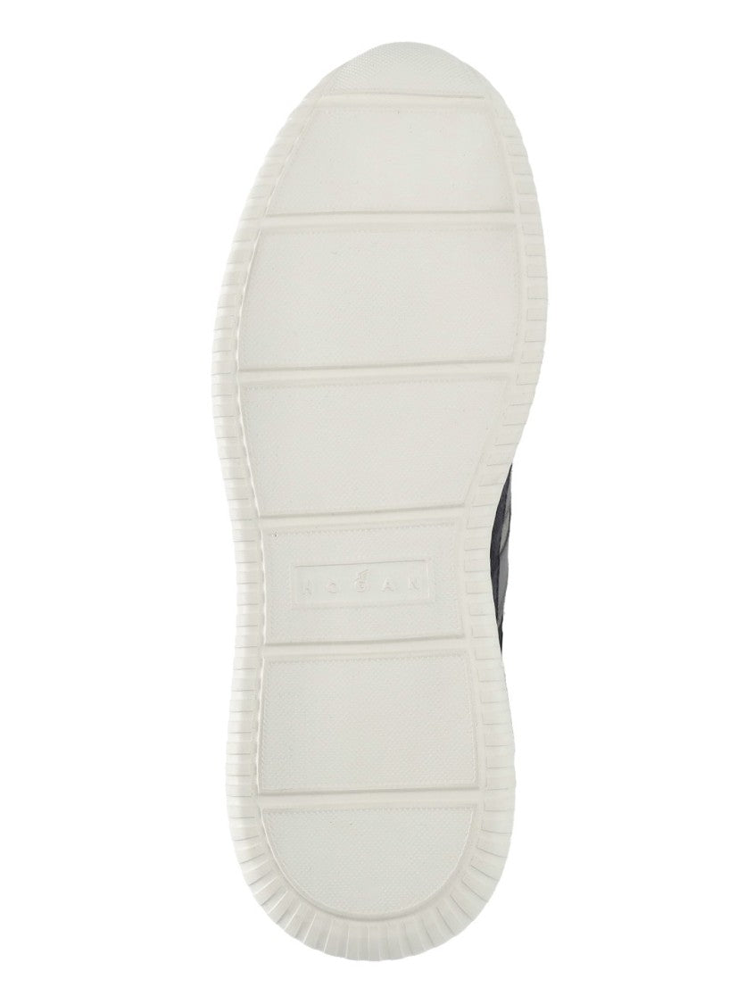 Hogan Blue H709 Tech Fabric Sneakers
