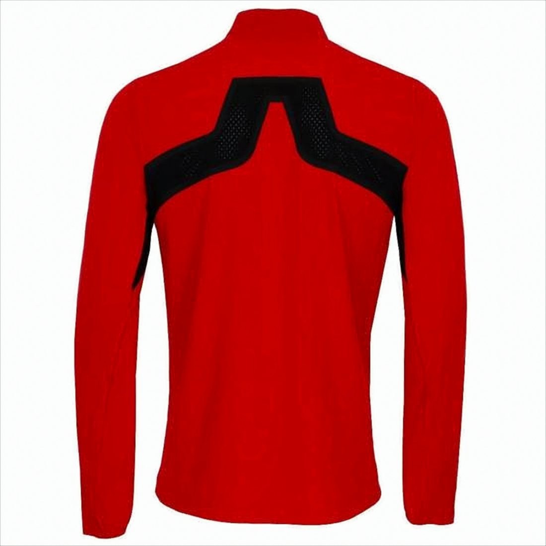J Lindeberg Fitted Red Jacket With Perforated Design