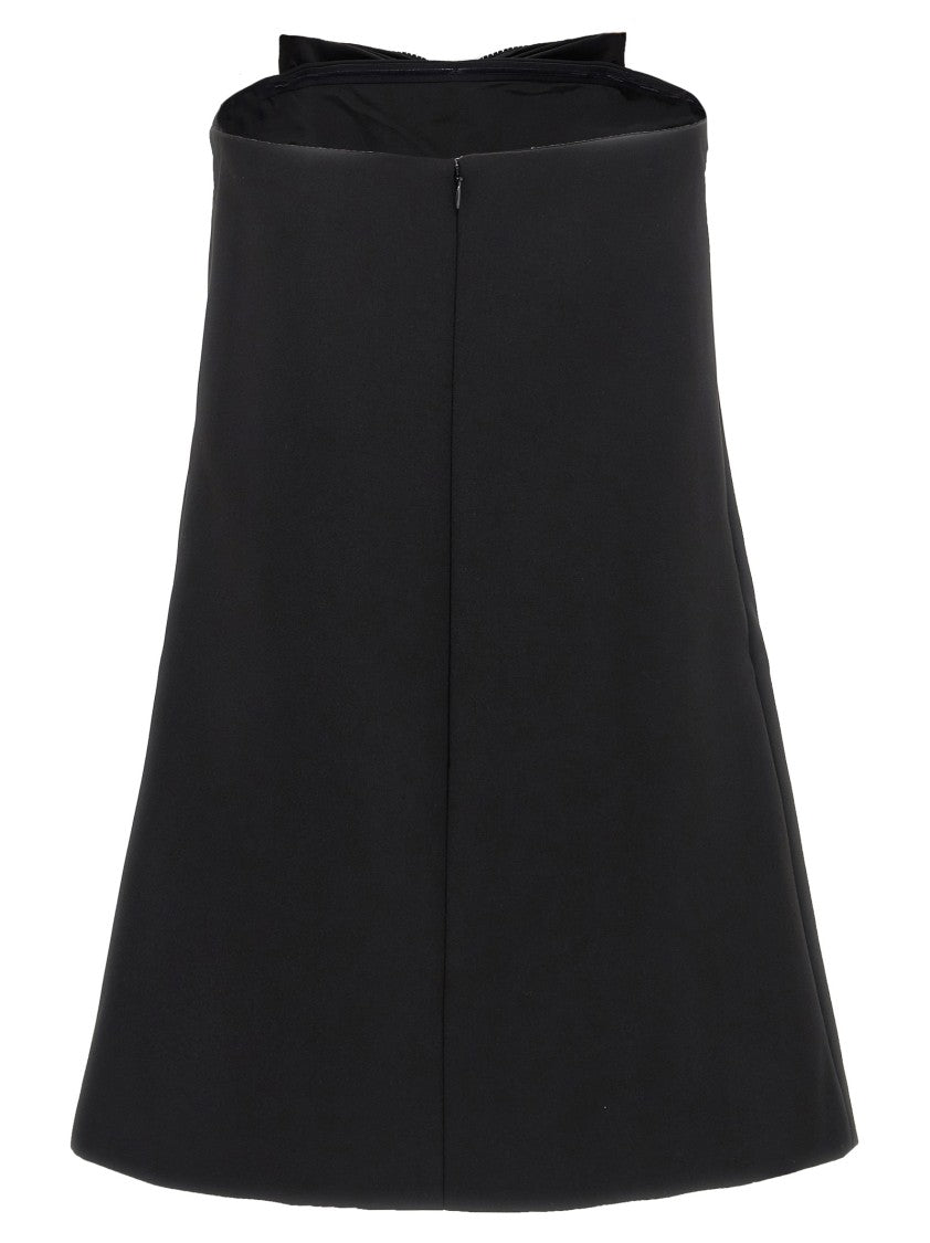 Self-Portrait 'Black Crepe Bandeau Mini' Dress