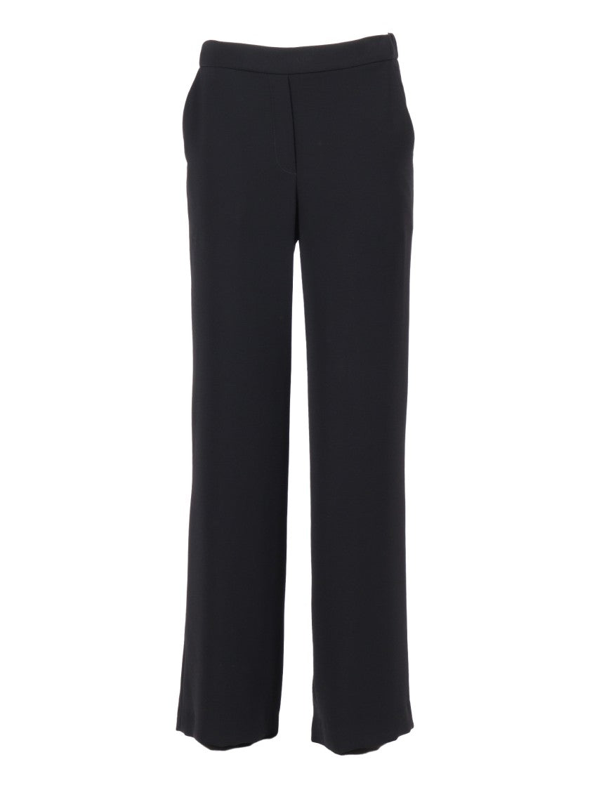 P.A.R.O.S.H. Straight-Leg Trousers With Elastic Waistband