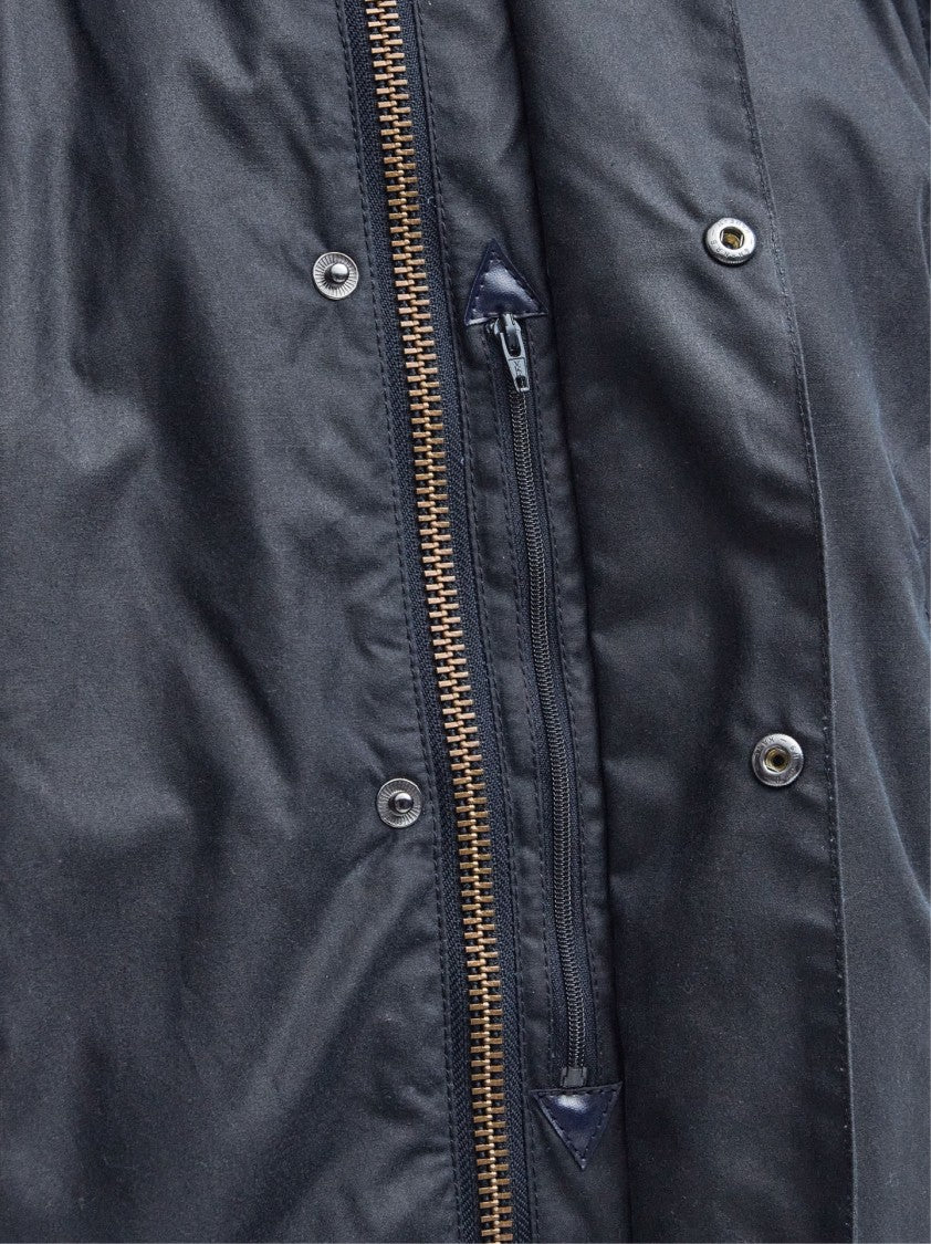 Barbour Button-Up Coat With Corduroy Collar