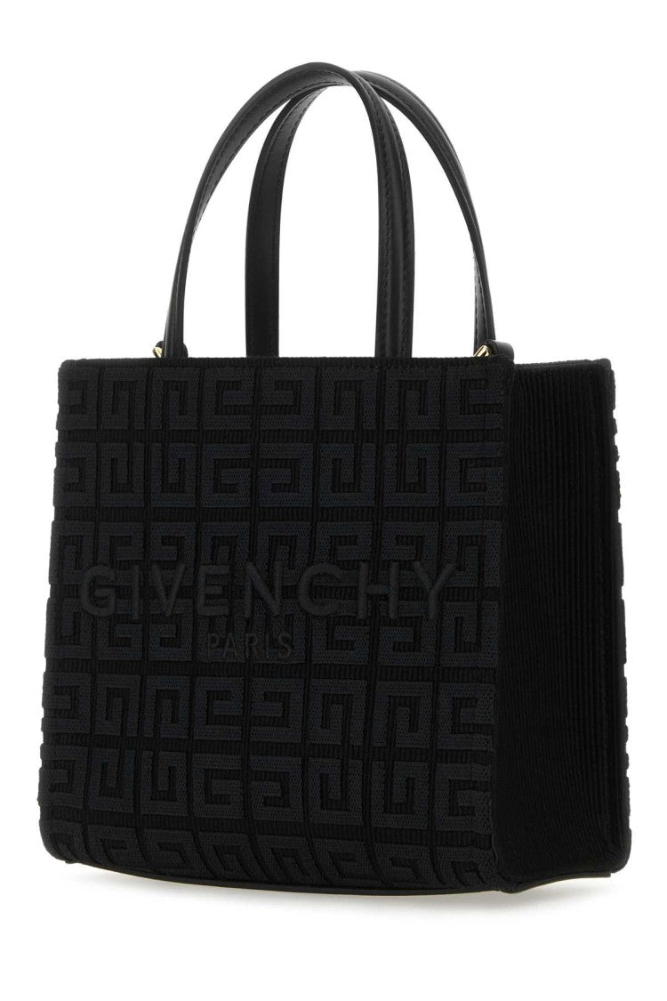 Givenchy Black Fabric Mini G-Tote Handbag