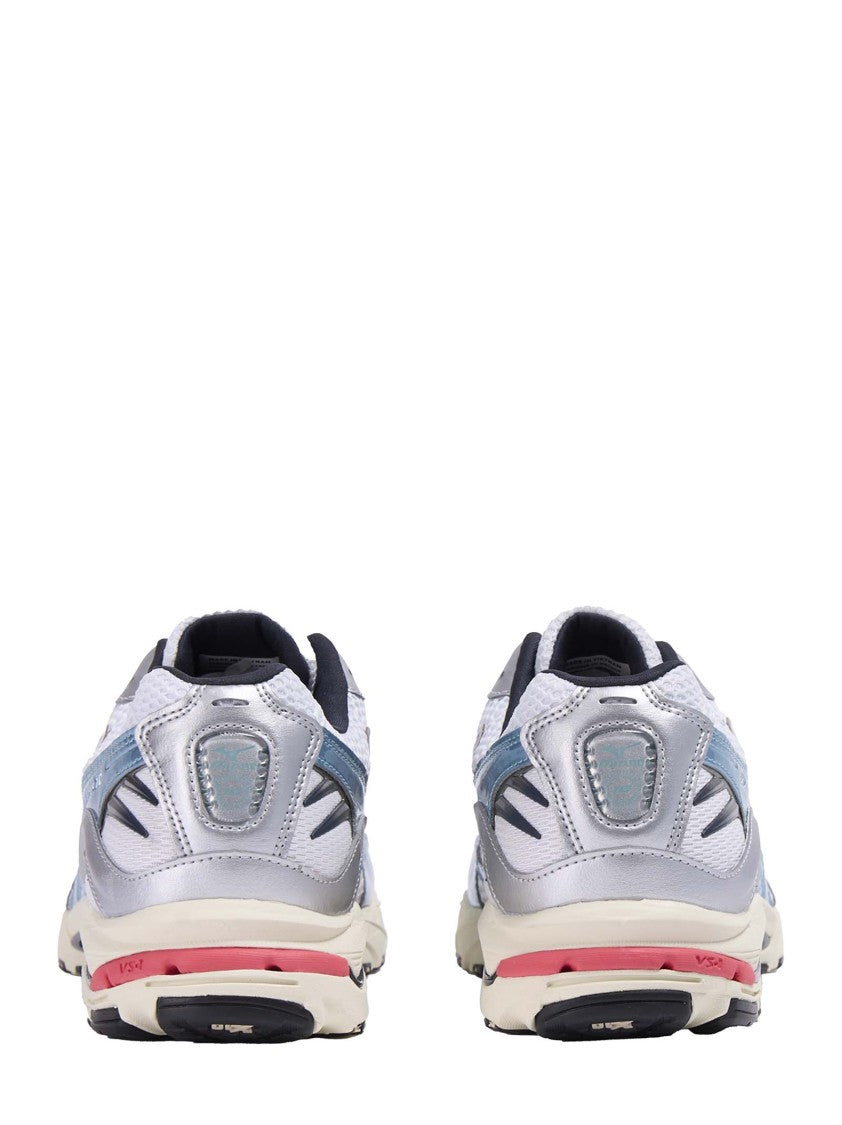Mizuno Breathable White Mesh Mizuno Wave Rider 10 Sneakers