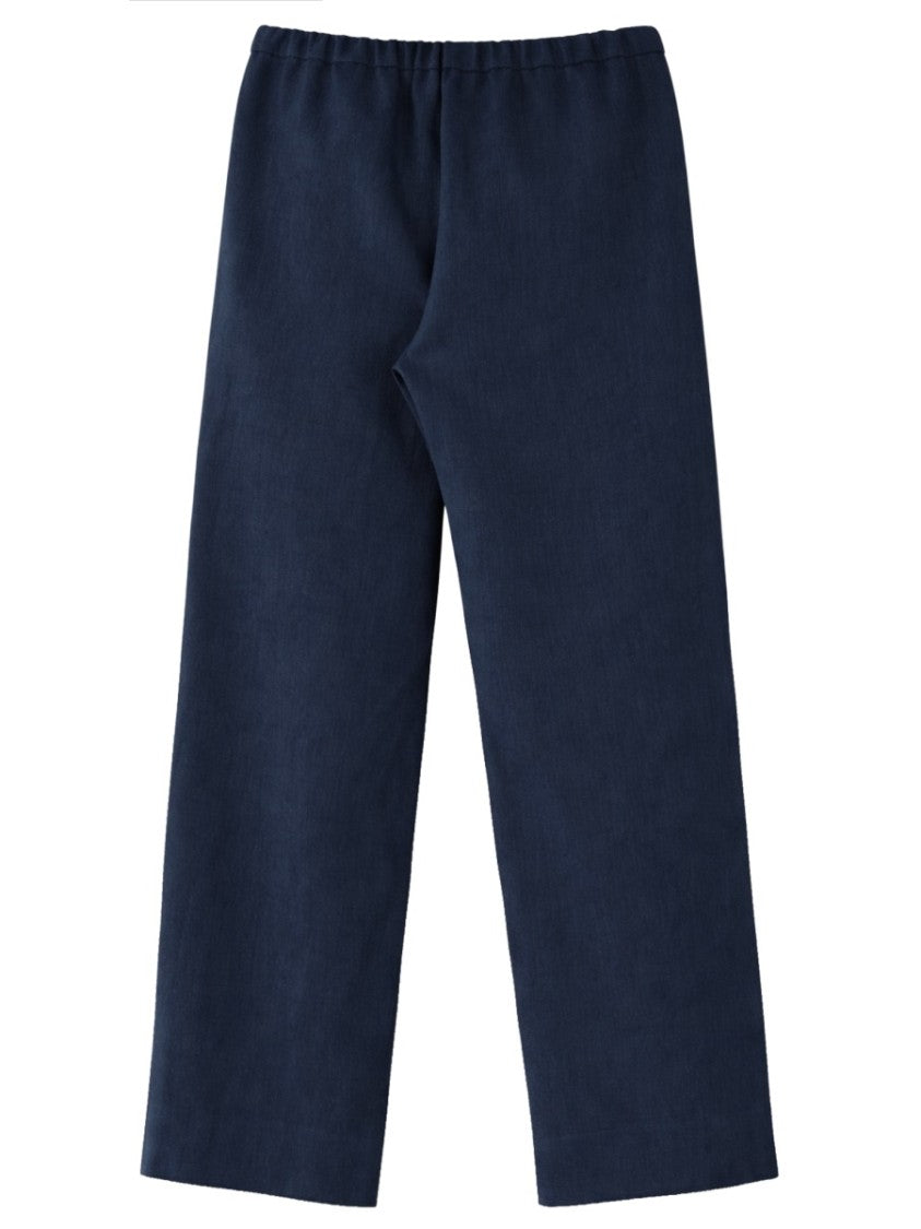 Max Mara Relaxed Wide-Leg Pants In Lightweight Linen
