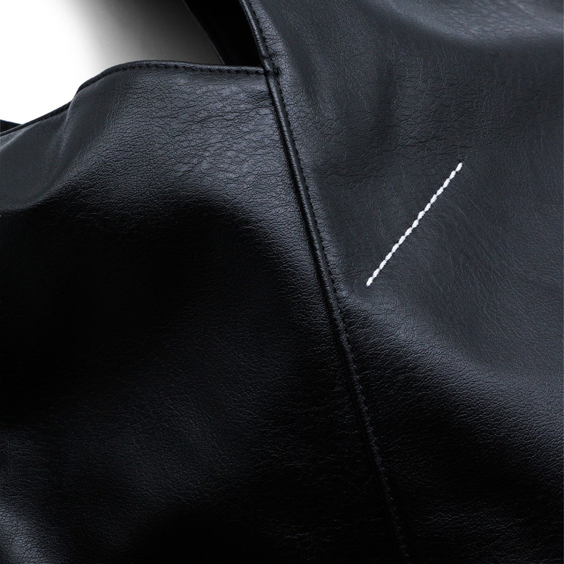 Mm6 By Maison Margiela Structured Black Handbag With Clean Lines