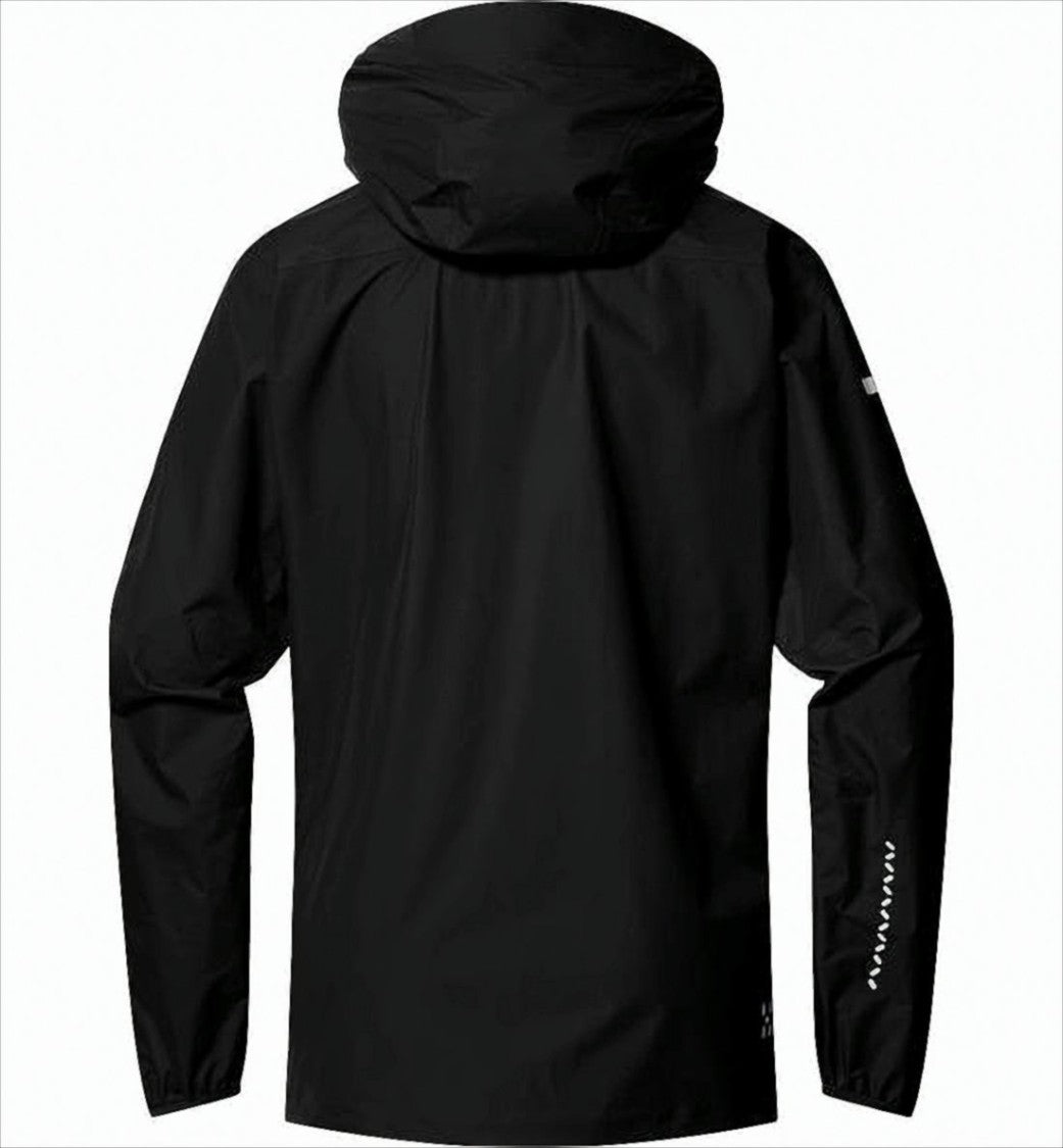 Haglöfs Black Activewear Jacket With Adjustable Hood