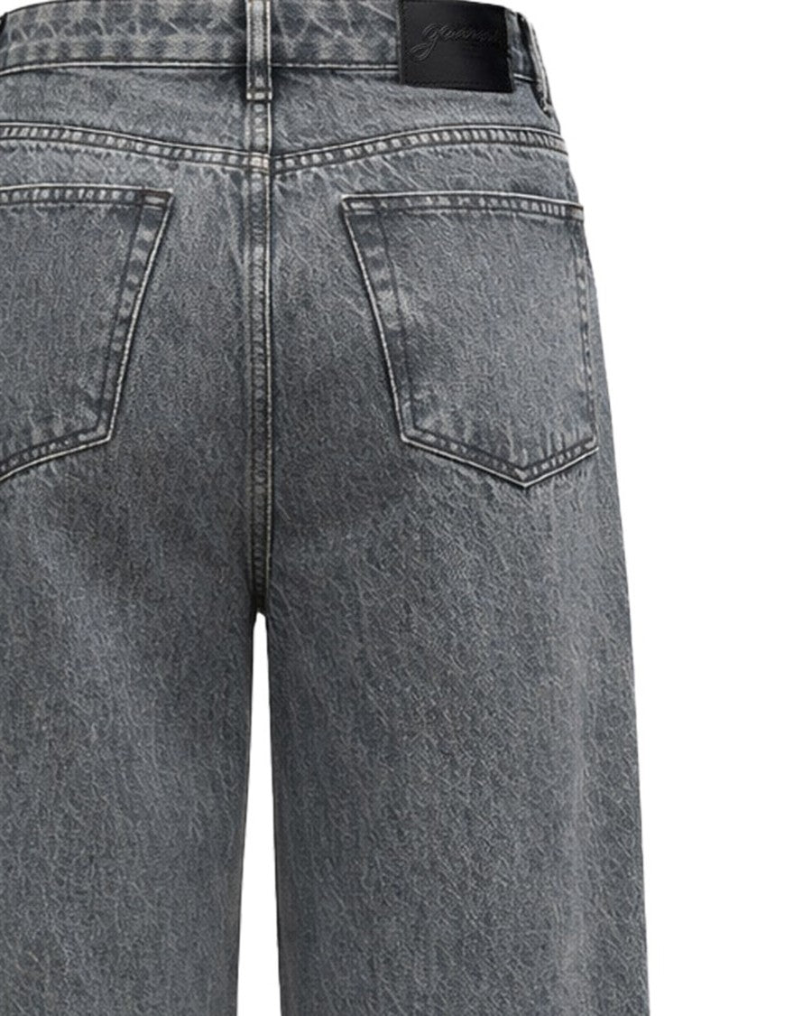 Ganni Baggy Double Fly Slate Grey Jeans
