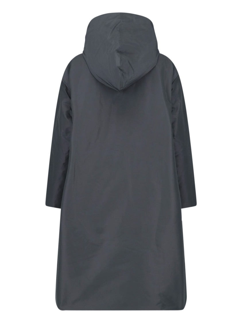 Cape Concept Dark Grey Water-Repellent Econyl-Cotton Hooded Jacket