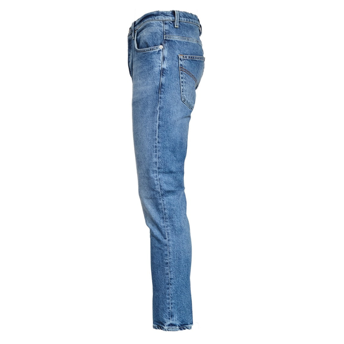 Dondup Five-Pocket Carrot Fit Jeans With Metallic Logo Detail