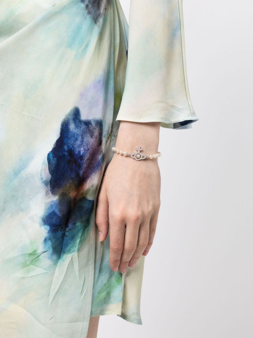 Vivienne Westwood Polished Silver-Tone Chain Bracelet