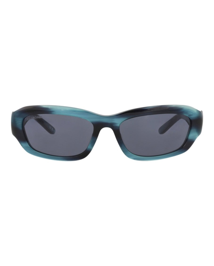 Balenciaga Square-Frame Recycled Acetate Sunglasses