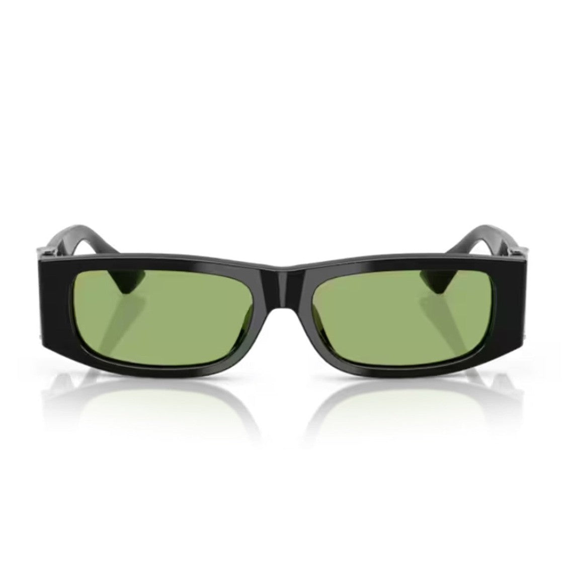 Versace Black 0Ve4476u Medusa Glam Acetate Rectangular Sunglasses