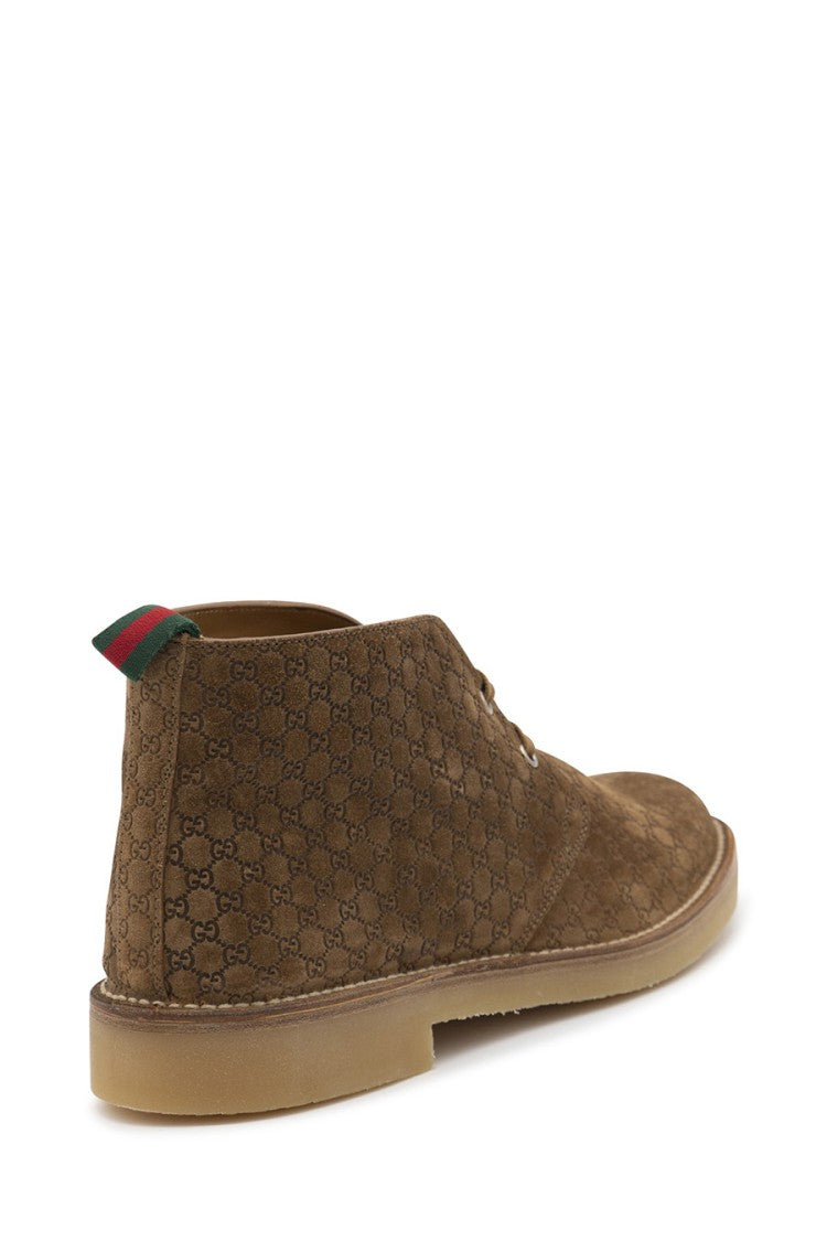 Gucci Beige Calf Leather Boots