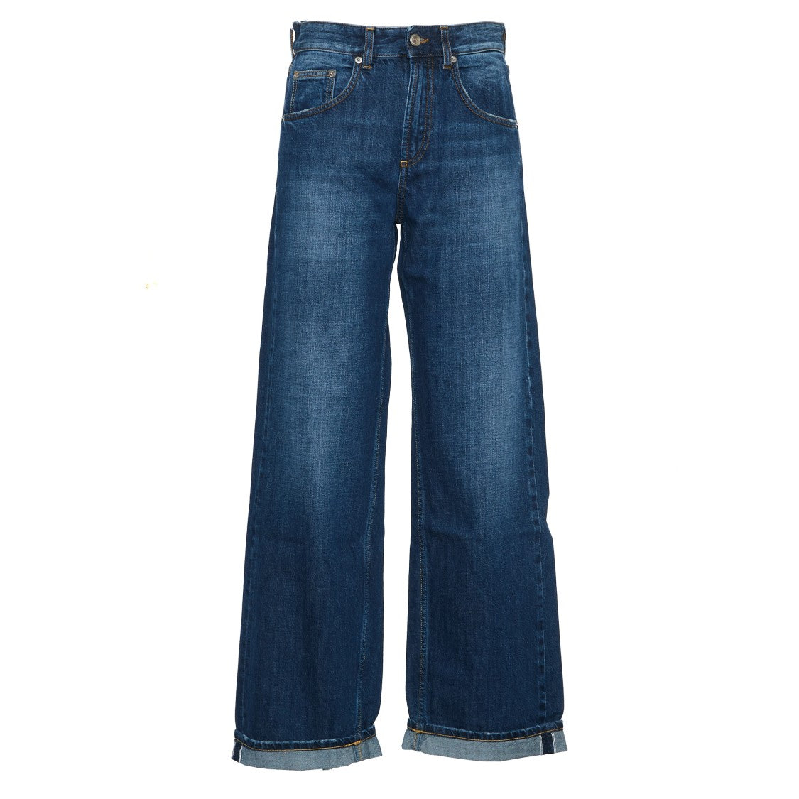 Department Five Wide Leg Mid-Rise Jeans