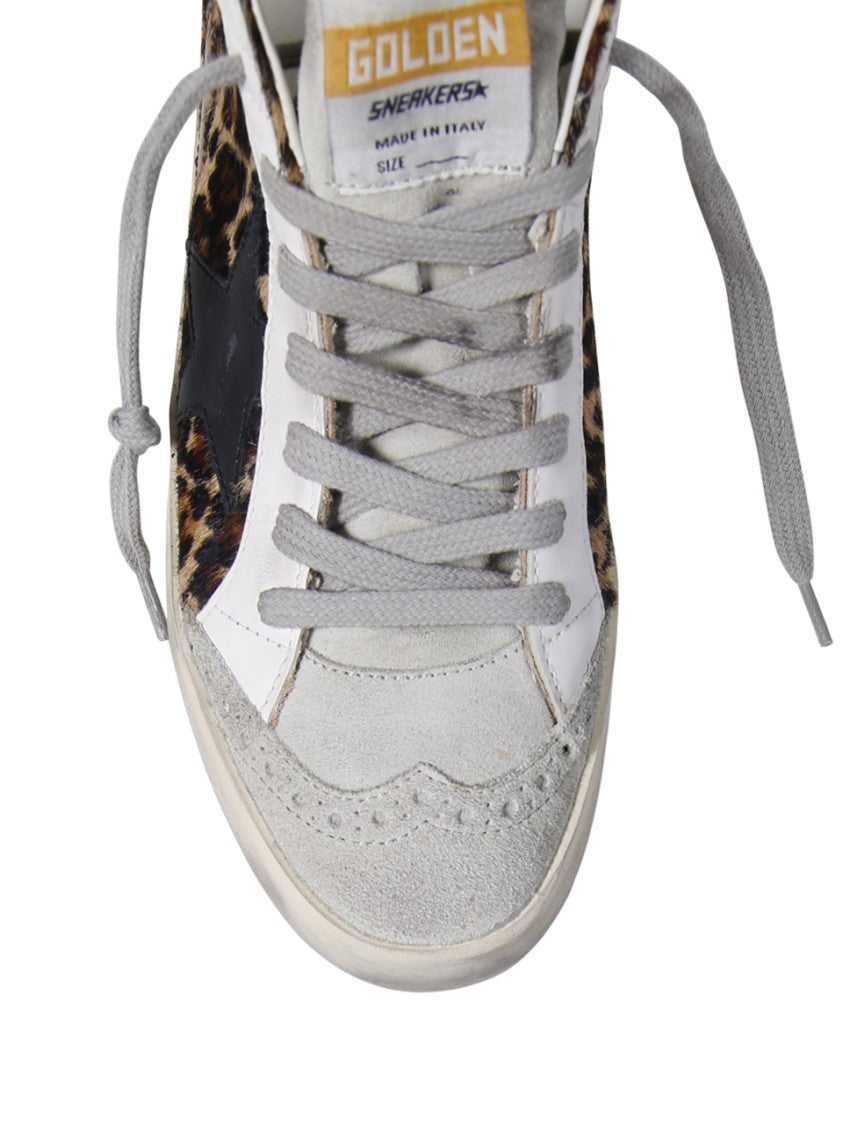 Golden Goose Mid Star Horsy Upper Sneakers