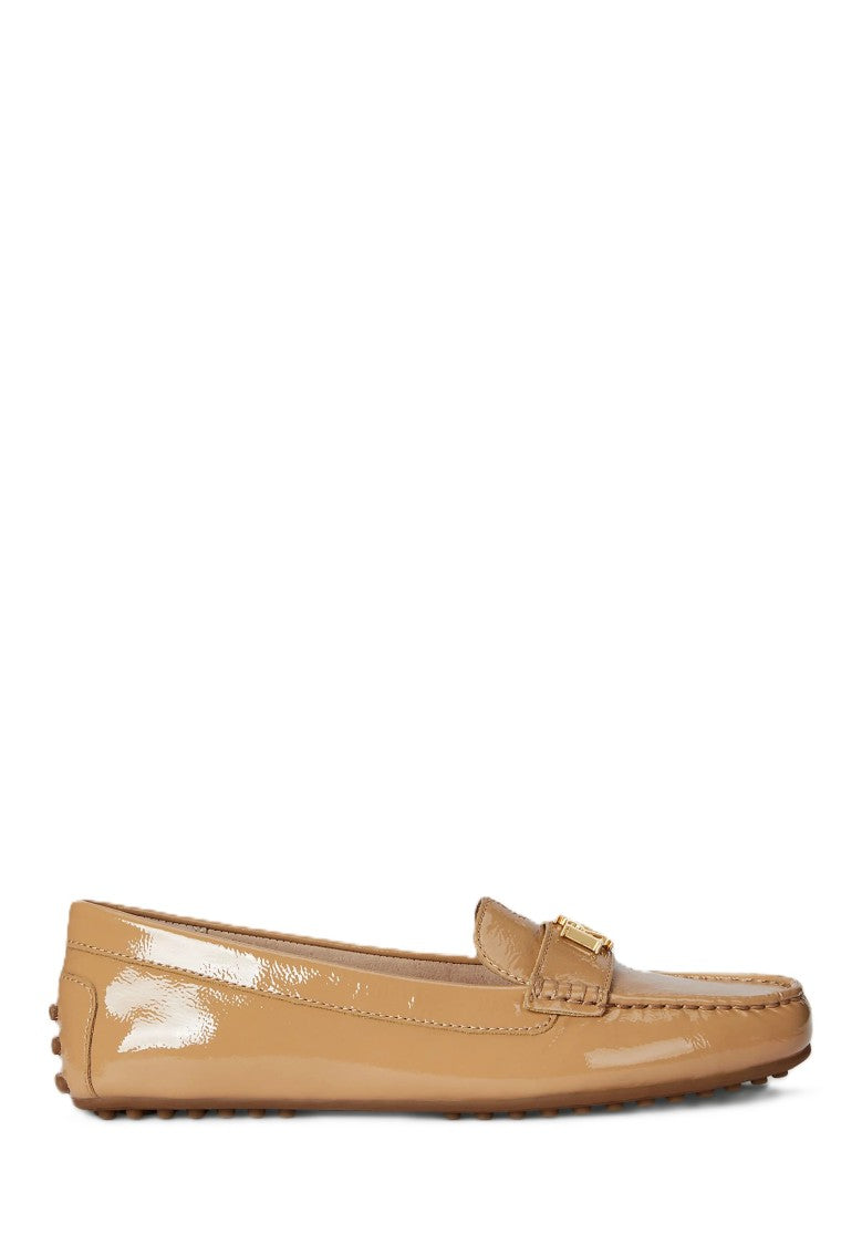 Lauren Ralph Lauren Natural Barnsbury Leather Driver Loafers