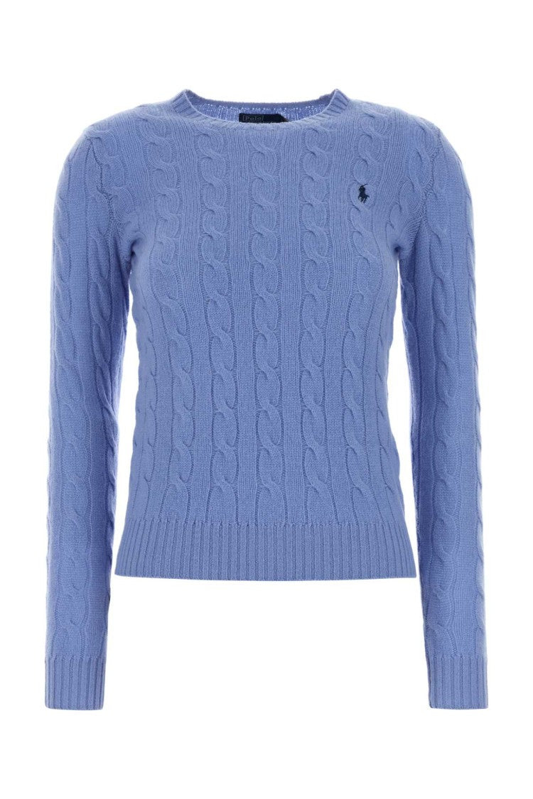 Polo Ralph Lauren Cerulean Blue Wool Blend Sweater
