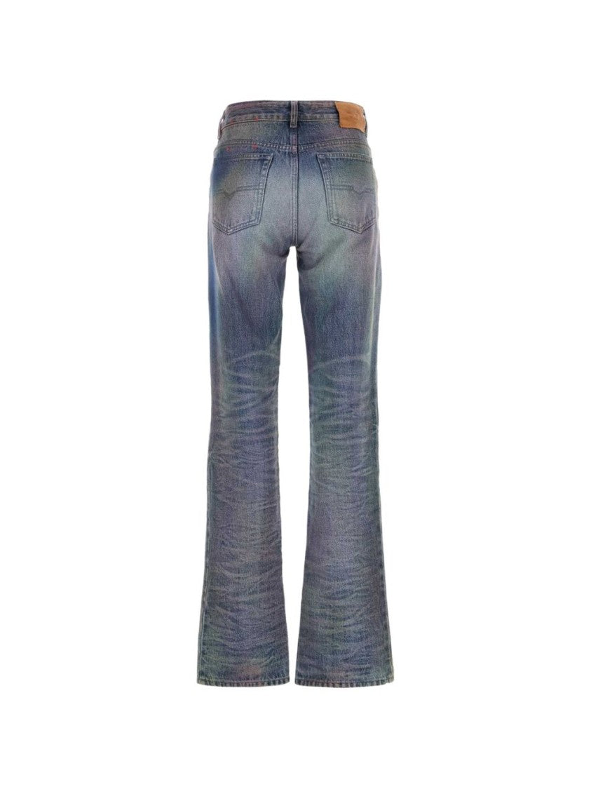 Diesel Slightly Flared Vintage-Inspired Jeans With Five-Pocket Styling