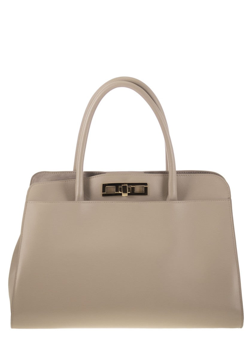 Fabiana Filippi Large Handbag With Metal Accessory