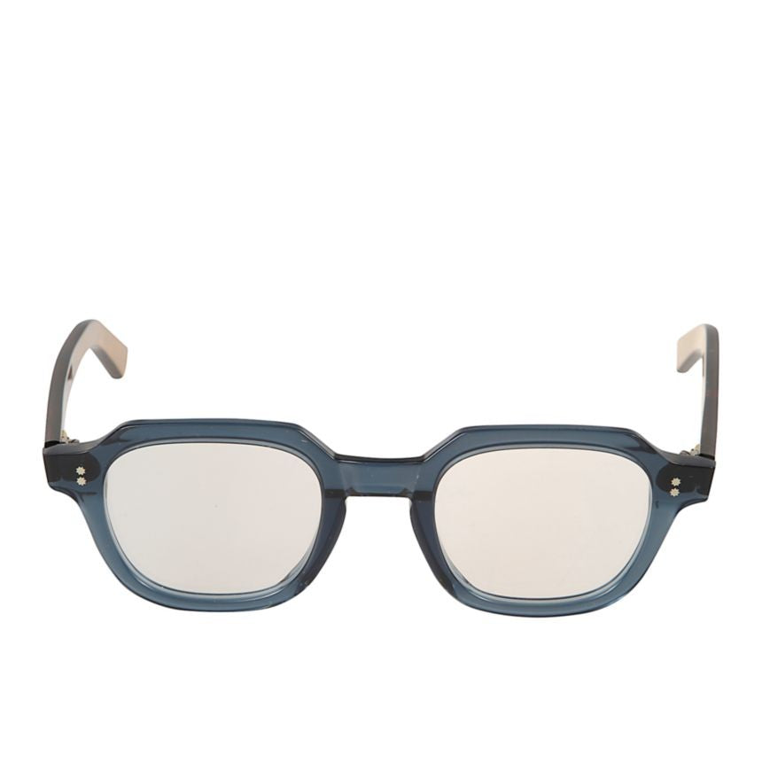 Kador K-Story/N Bold Geometric Sunglasses With Translucent Blue Frame