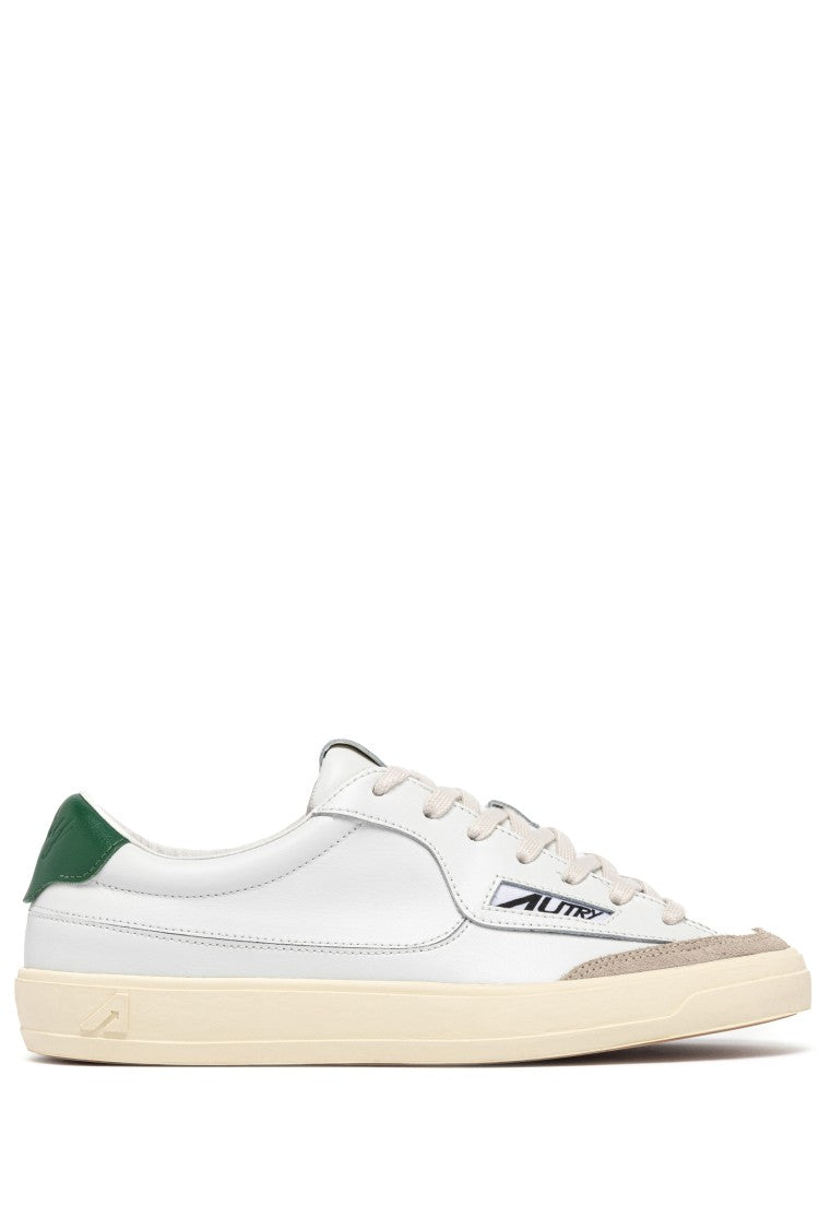 Autry Green Windscape Suede Leather Sneakers