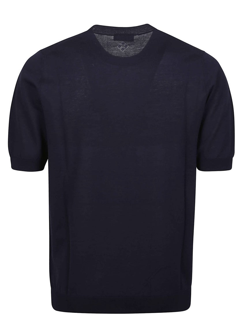 Ballantyne Blue Crew Short Sleeve Top