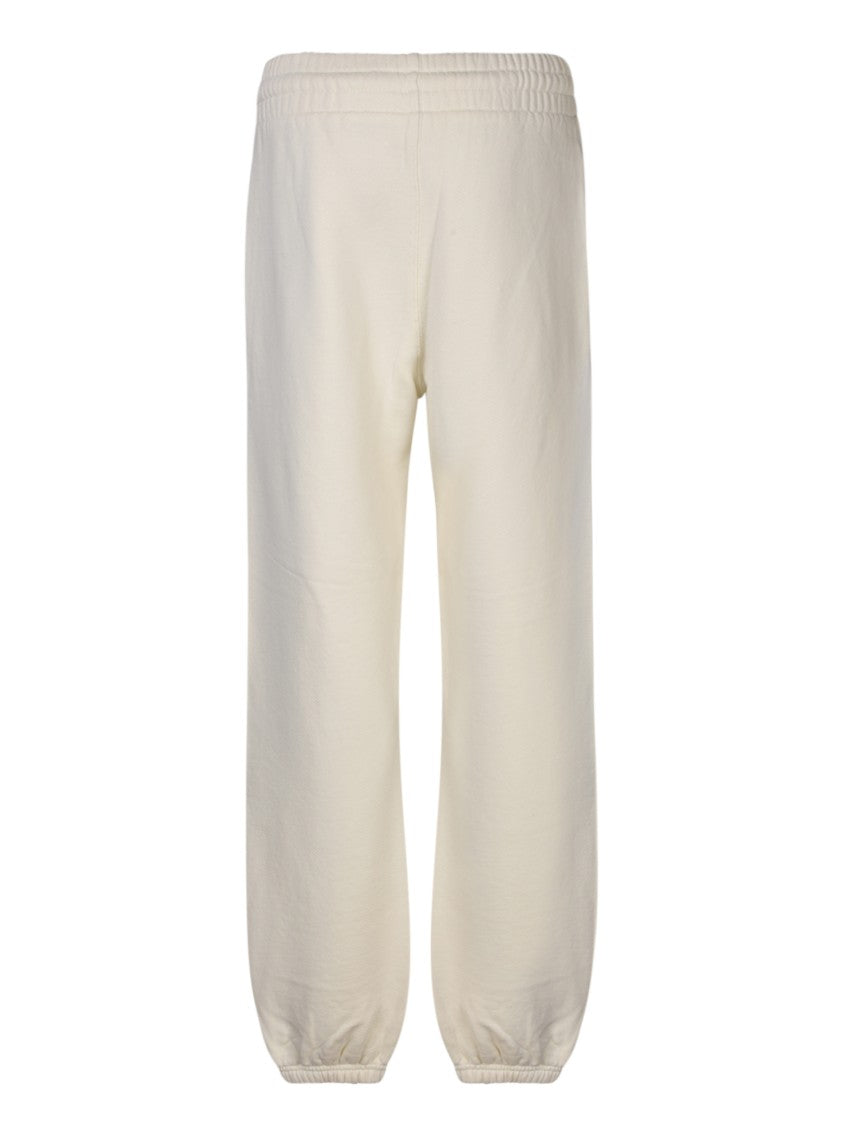 Off-White Beige Casual Cotton Trousers