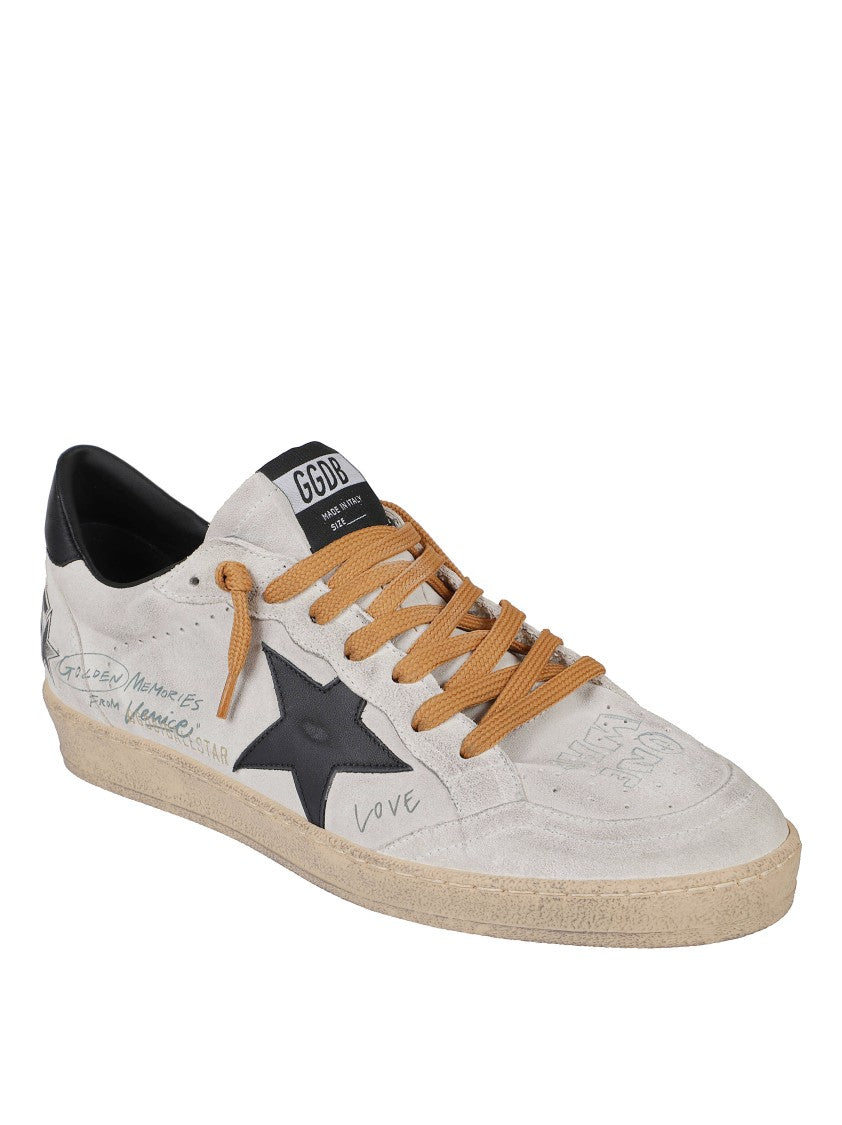 Golden Goose Vintage-Inspired Grey Sneakers