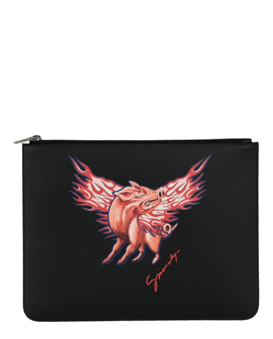 Givenchy Zodiac Pig Graphic Pouch