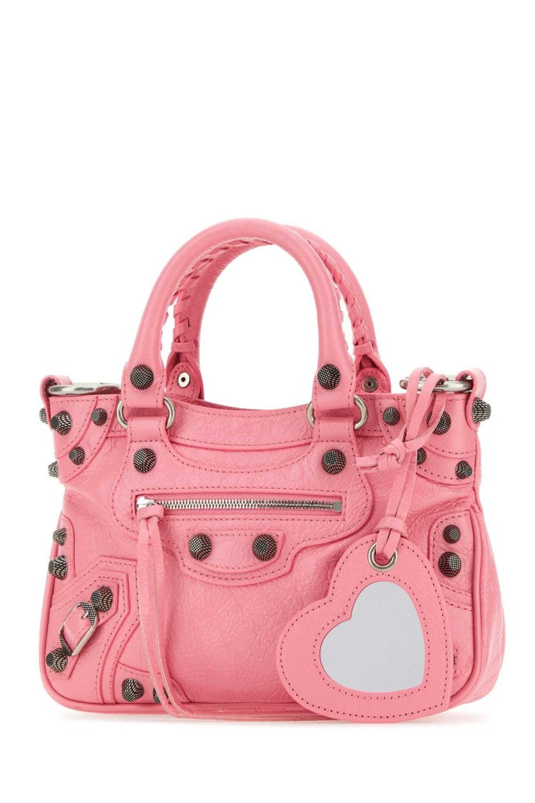Balenciaga Pink Nappa Leather Neo Cagole S Handbag