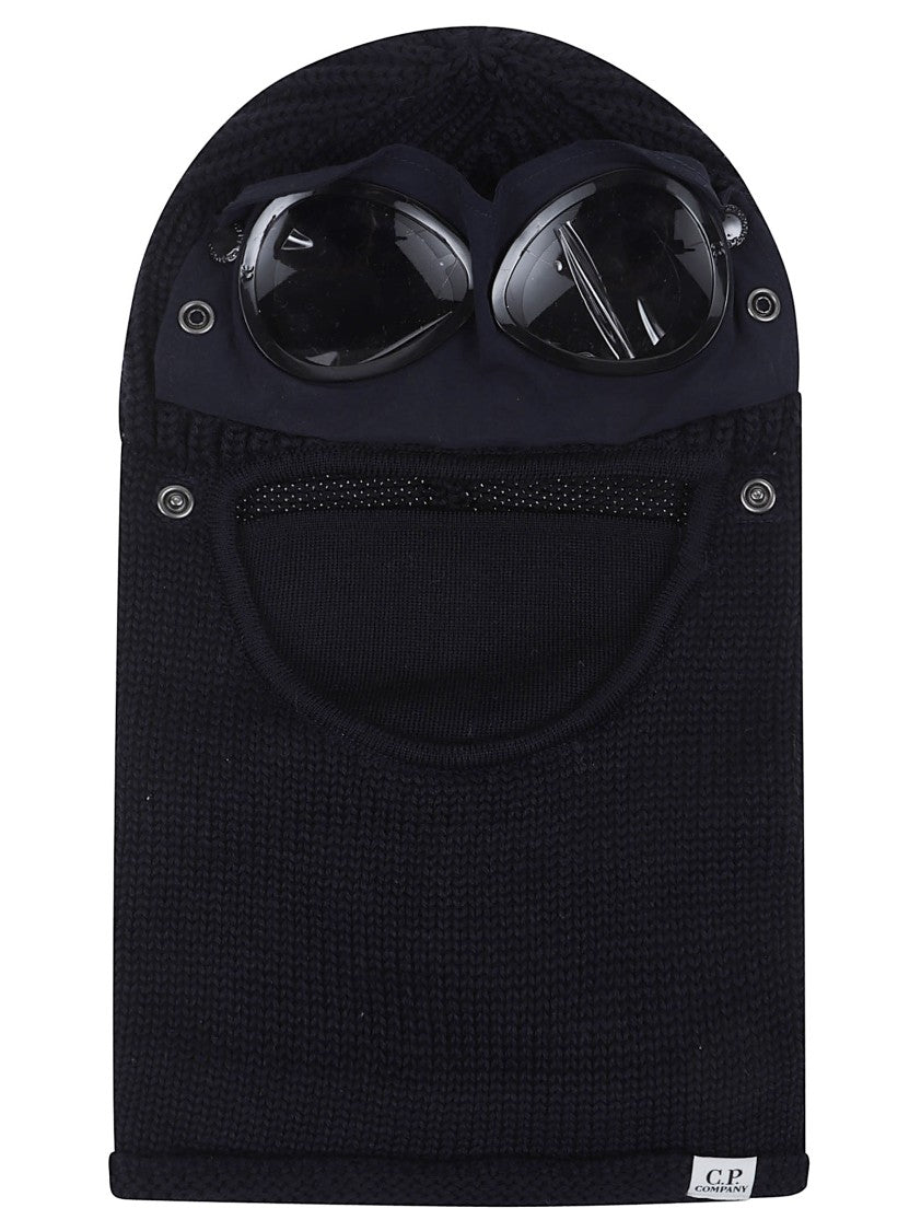 C.P. Company Ribbed Knit Balaclava With Integrated Goggle Lenses