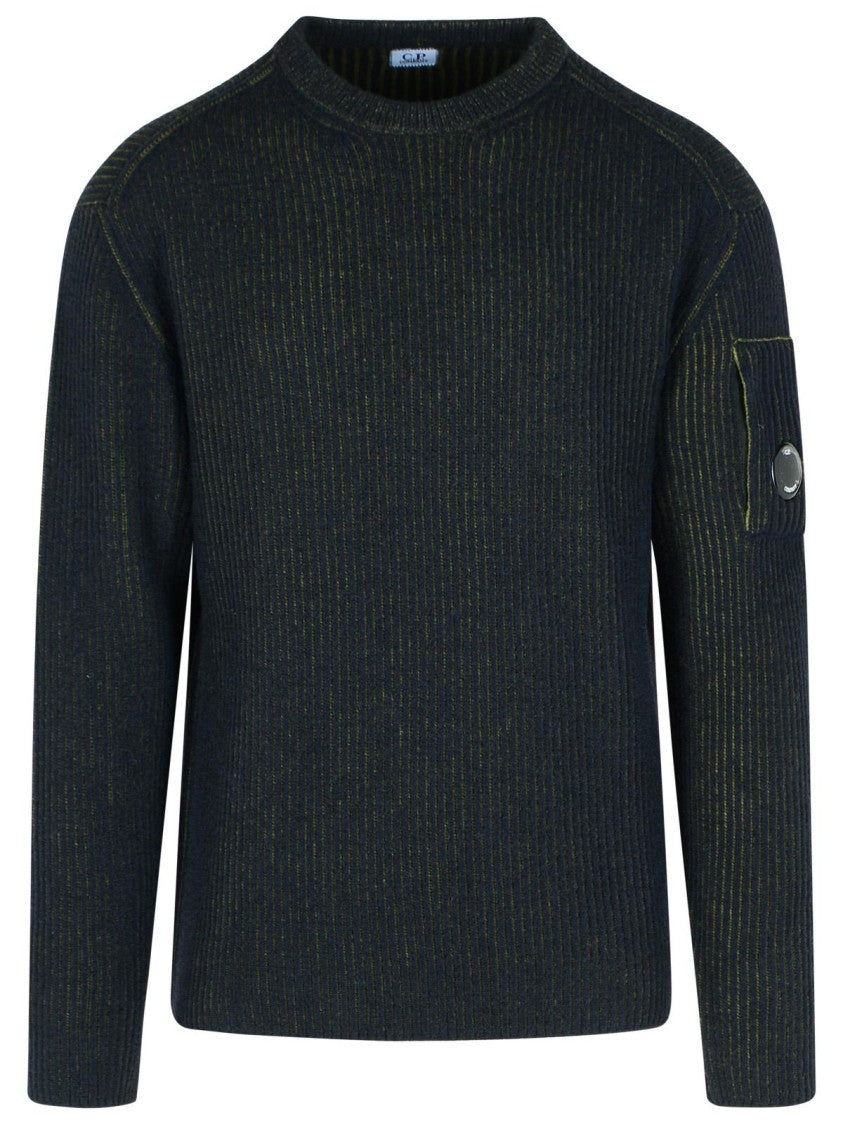 C.P. Company Green Wool Blend Sweater