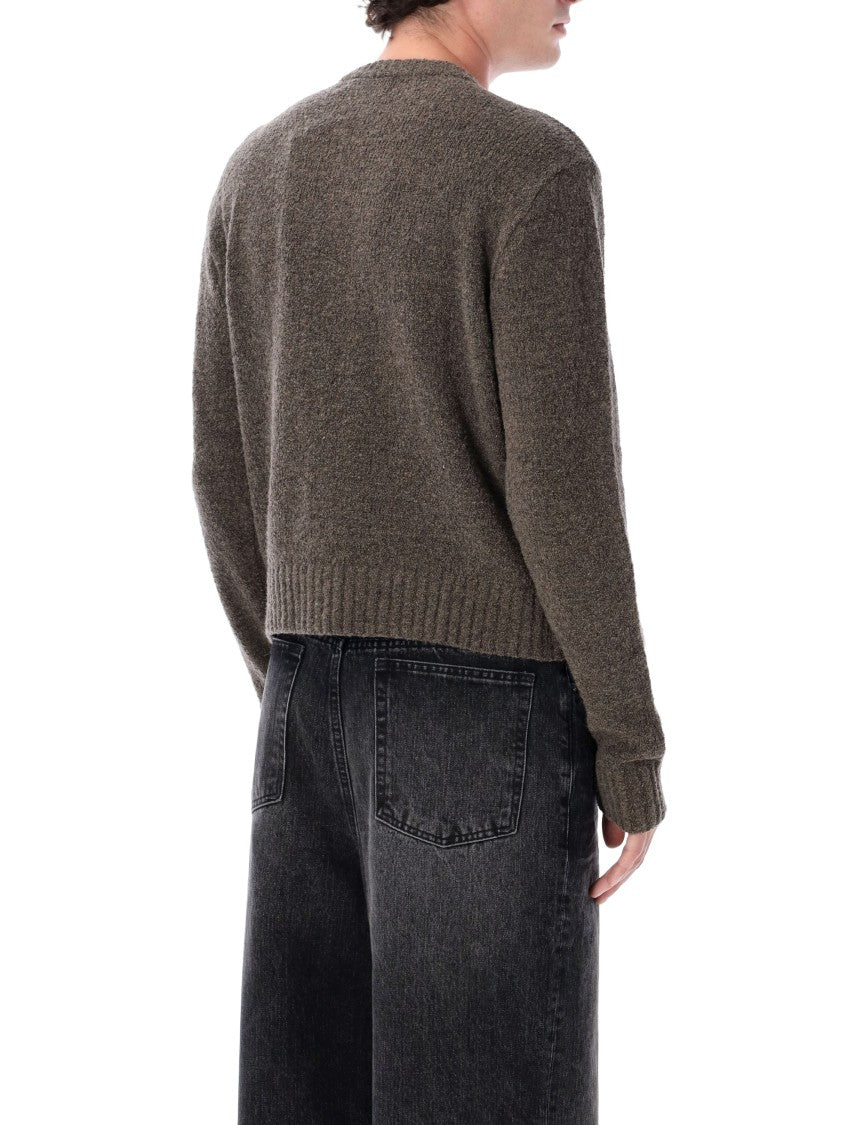 Tonywack Textured Knit Button-Down Cropped Cardigan