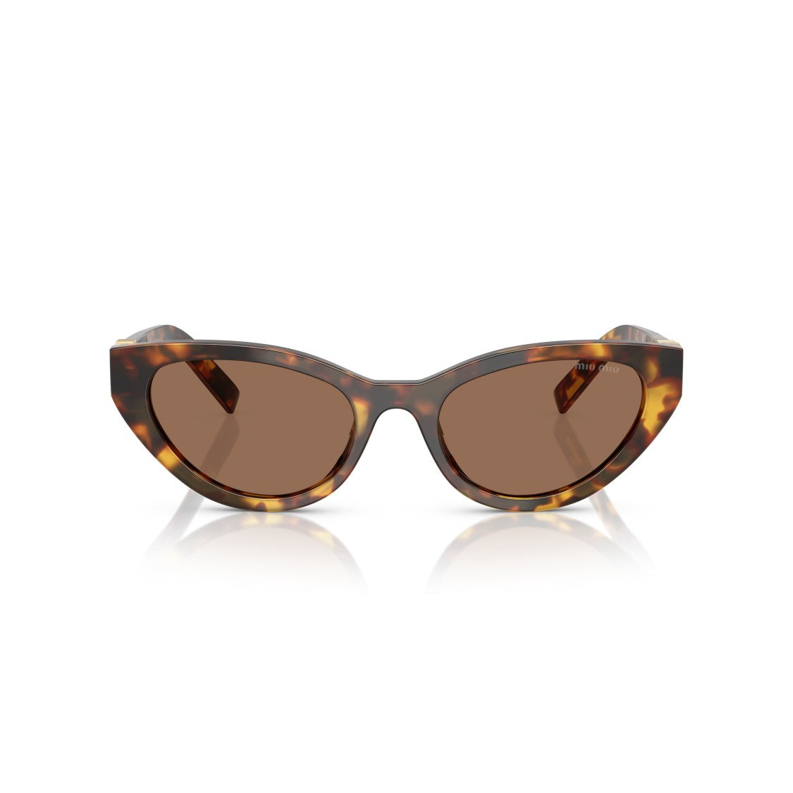 Miu Miu 0Mu A04s Cat-Eye Tortoiseshell Sunglasses