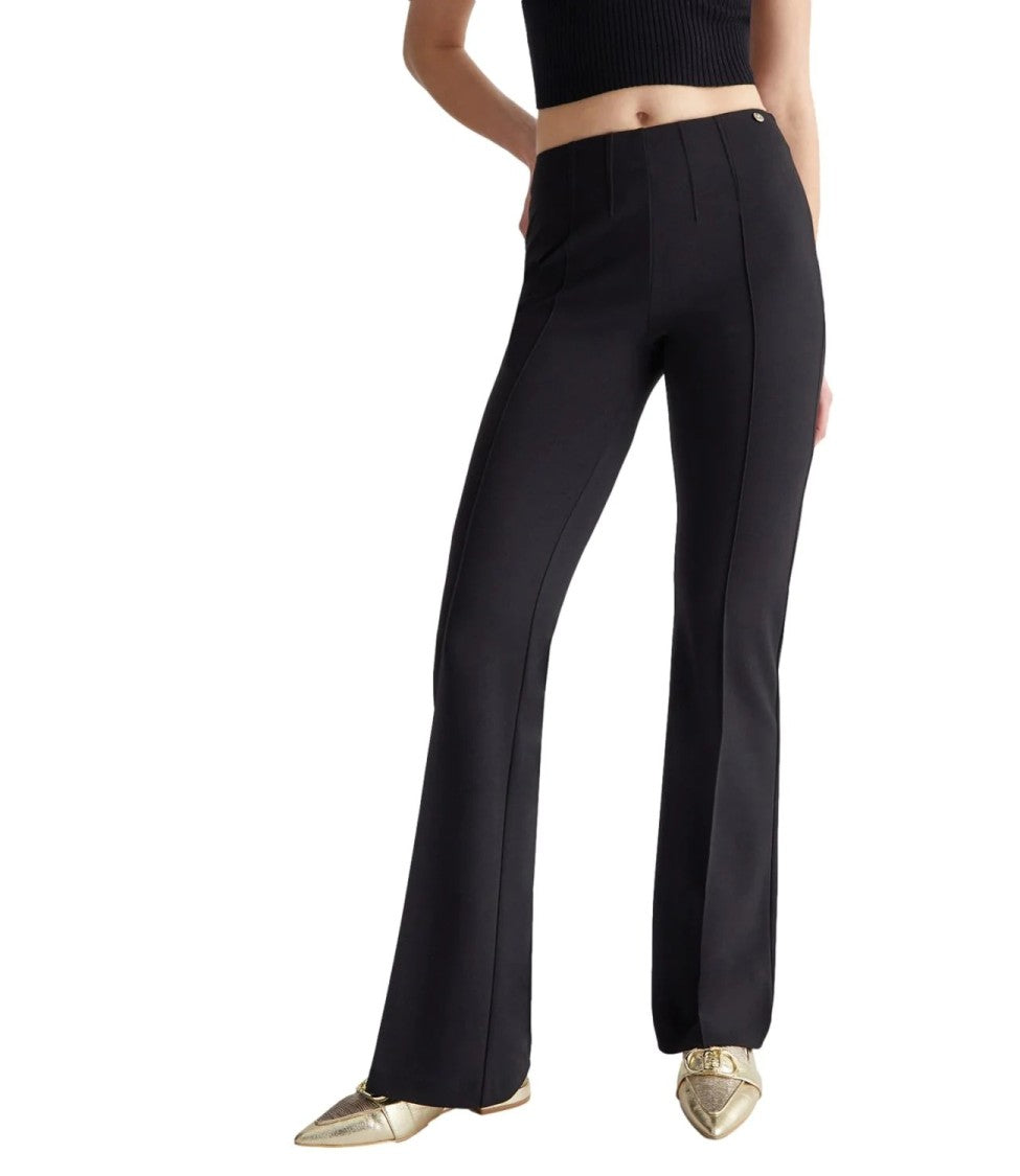 Liu Jo Black High-Waisted Trousers