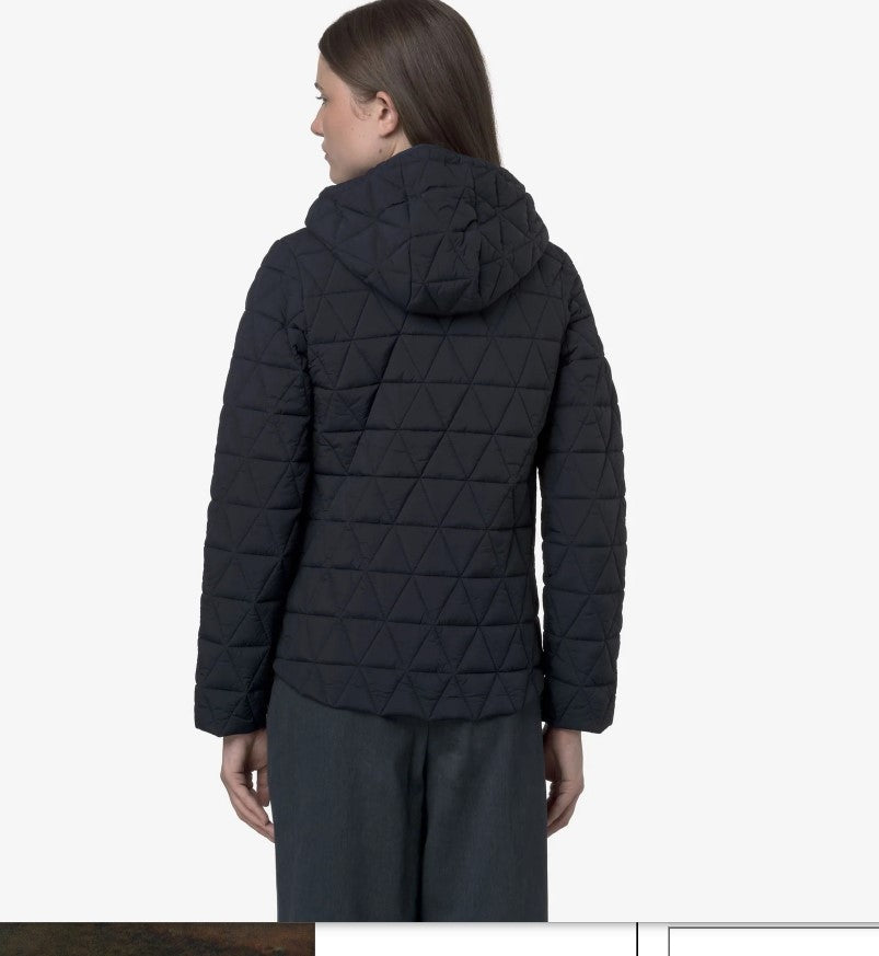 K-Way Lil Diamond Quilted Hooded Jacket