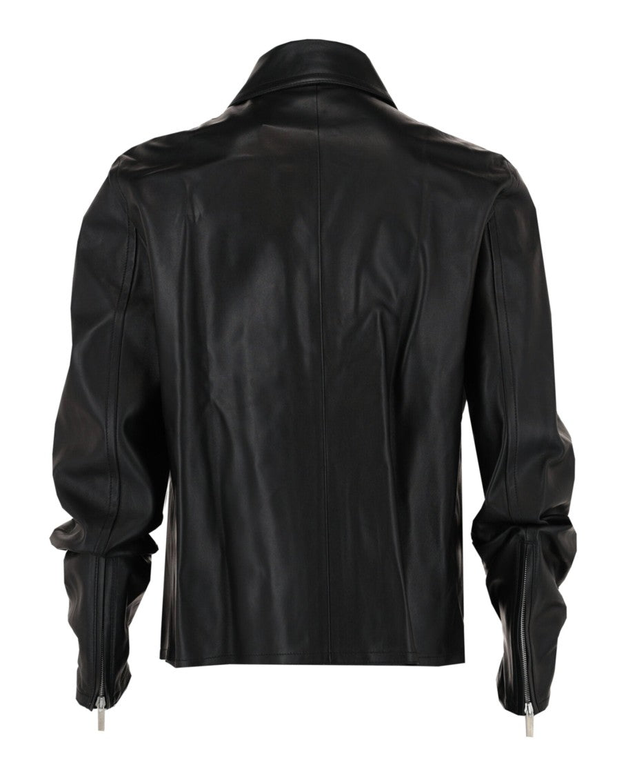 Ferragamo Zip-Up Leather Jacket