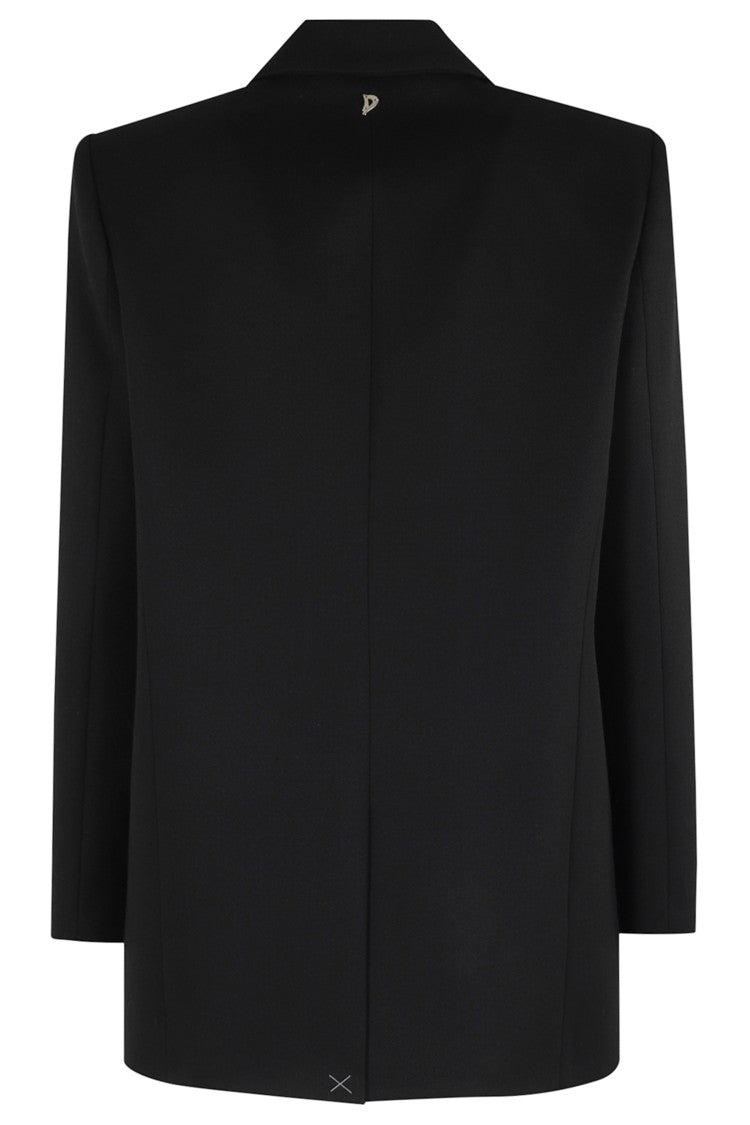 Dondup Tailored Black Wool Blazer