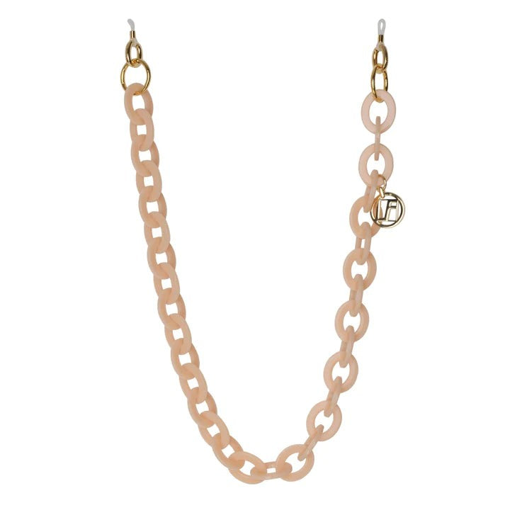 Linda Farrow Peach Link Acetate Chain