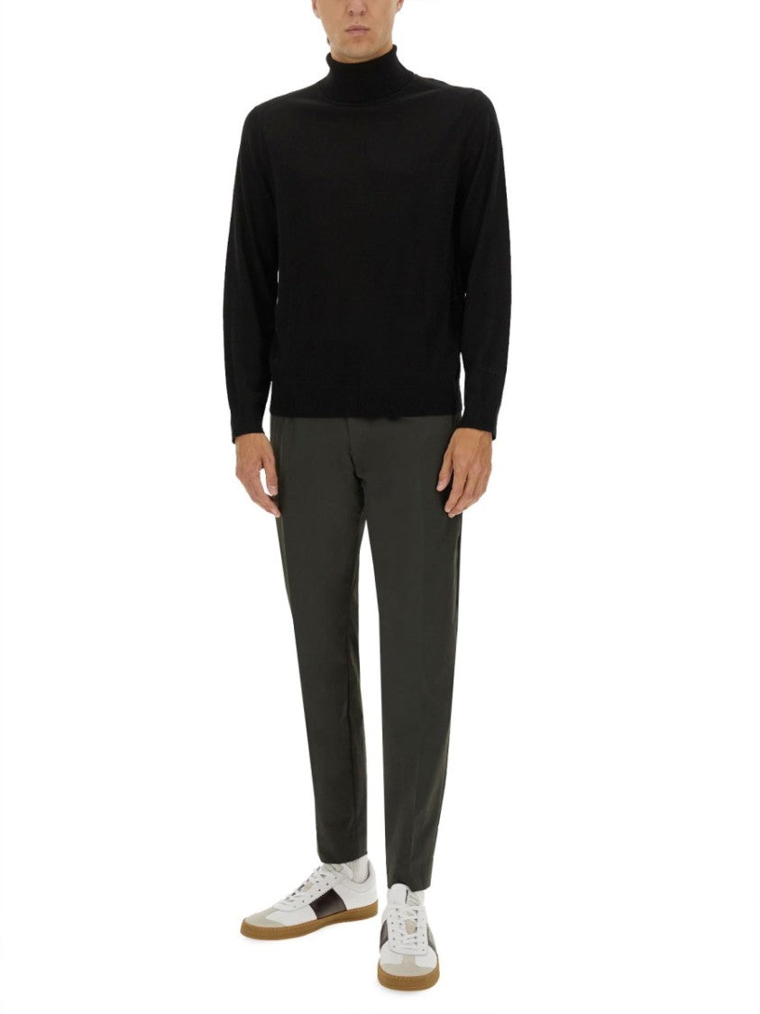 Paul Smith Fitted Black Turtleneck Shirt