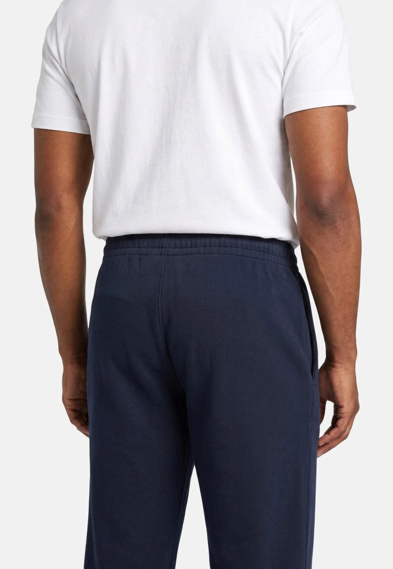 Lacoste Navy Blue Ribbed-Cuff Sweatpants