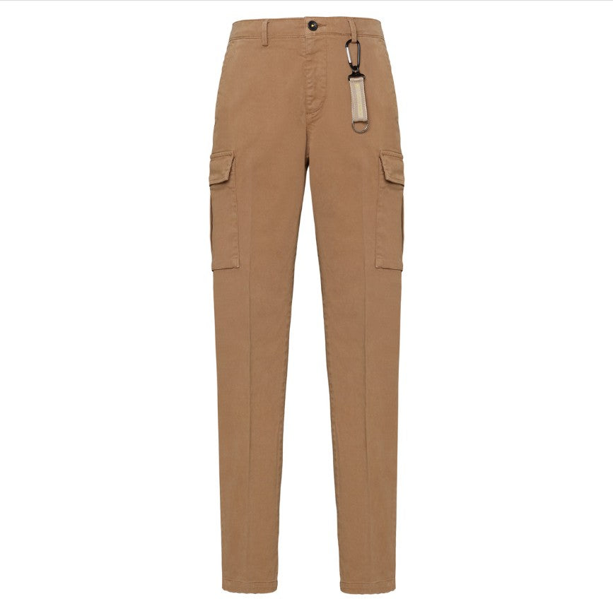Manuel Ritz Slim-Fit Cargo Flap Pockets Pants