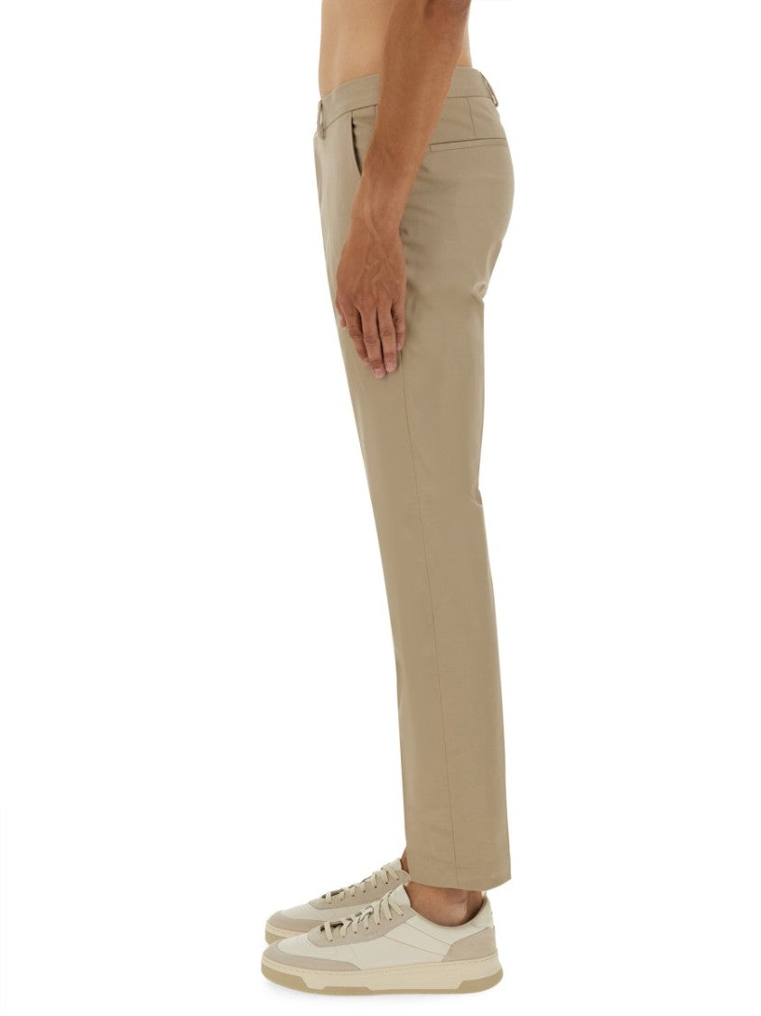 Boss Camel Tailored Beige Slim Fit Pants
