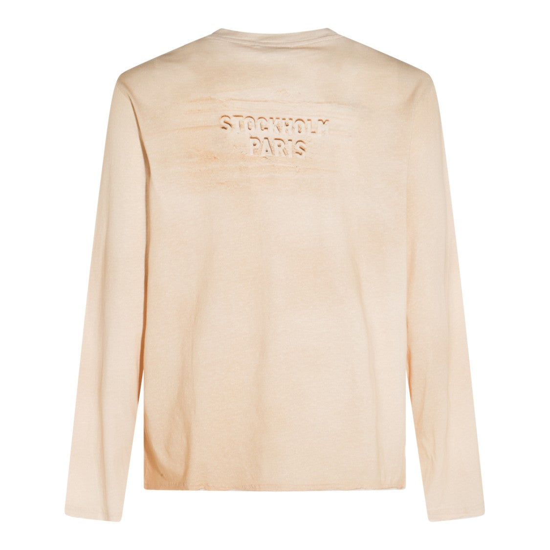 Acne Studios Distressed Long-Sleeve Shirt With Embossed Logo Details